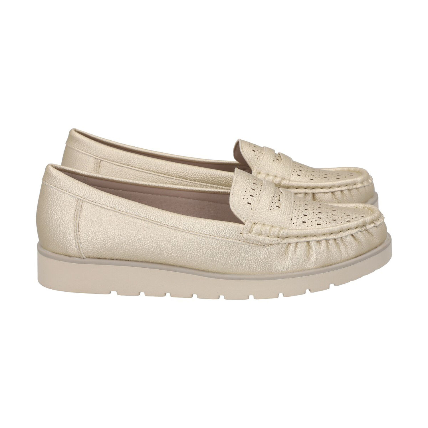 Mocas&iacute;n Mujer Dorado Sonia Police image number 2.0