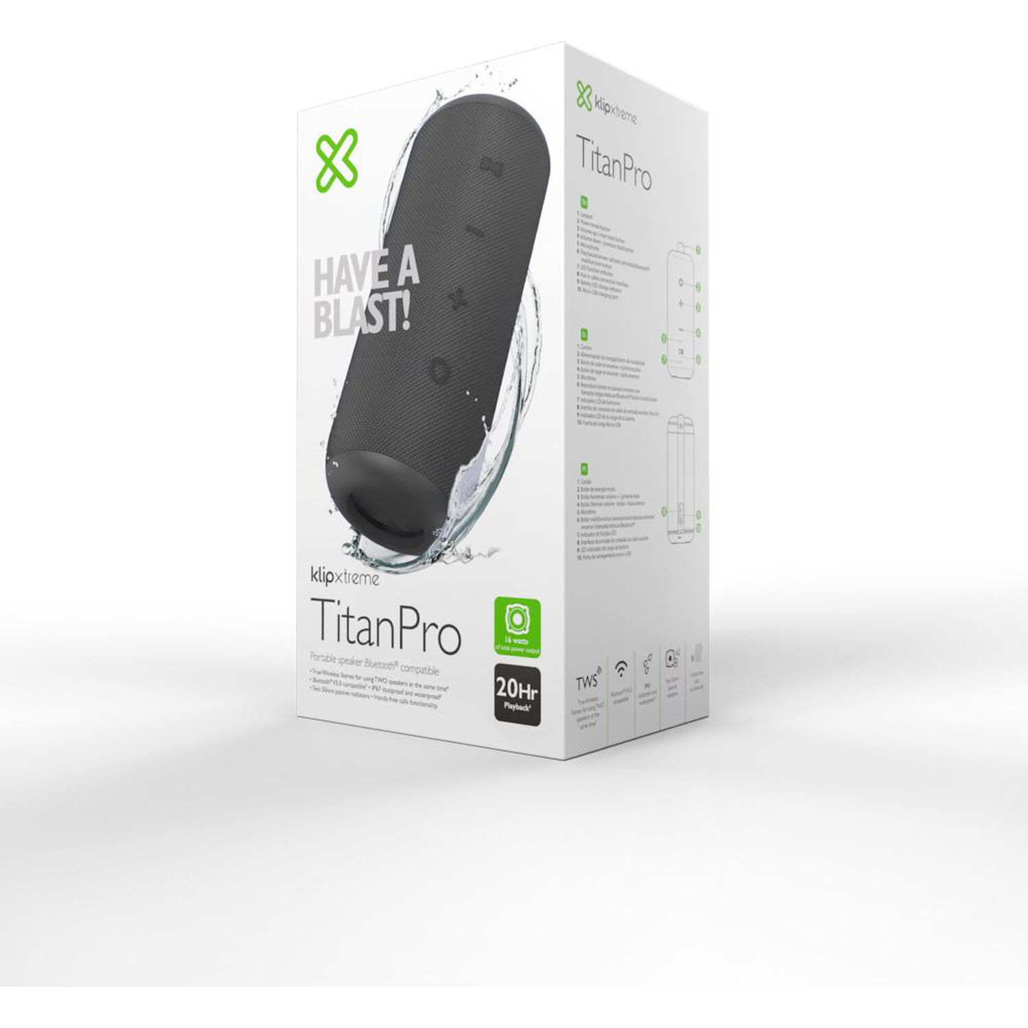 Parlante Bluetooth Klip Xtreme Kx Titan Pro image number 6.0
