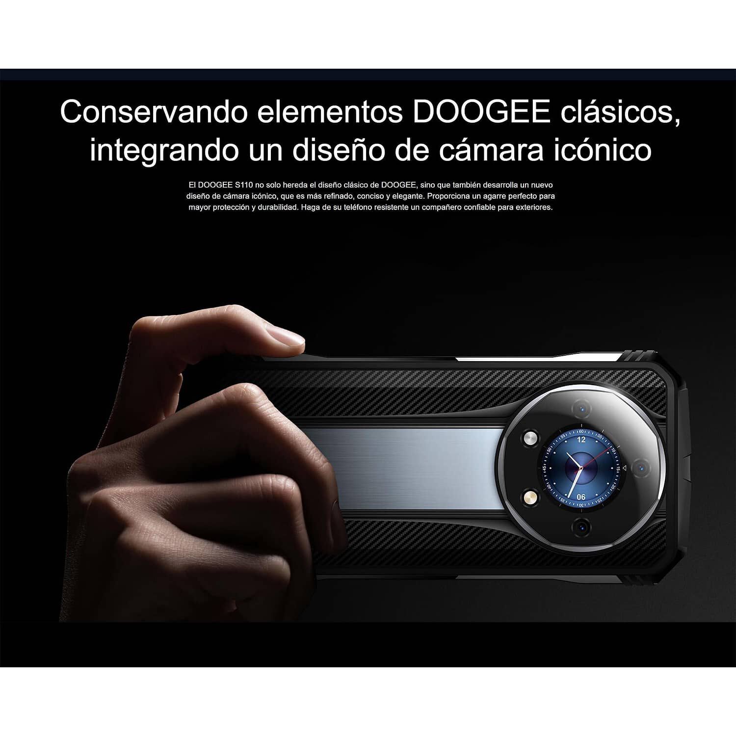 Celular Rugged Doogee S110 Resistente A Golpes, Polvo, Humedad Y Agua / Bater&iacute;a Potente, C&aacute;mara Con Visi&oacute;n Nocturna, Carga R&aacute;pida 66.0w image number 3.0