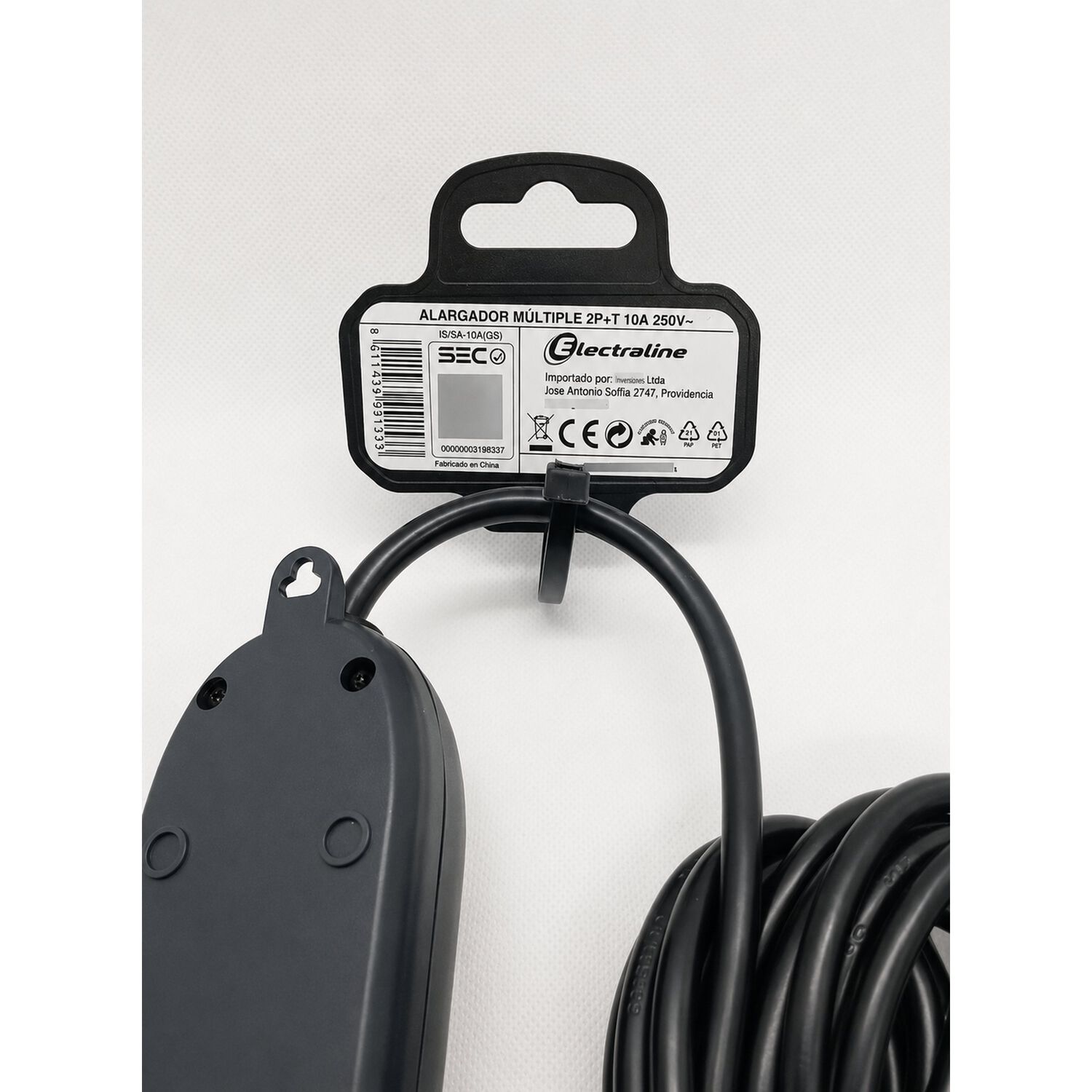 Zapatilla Alargador Electraline 6 Tomas Switch 5 Metros image number 3.0