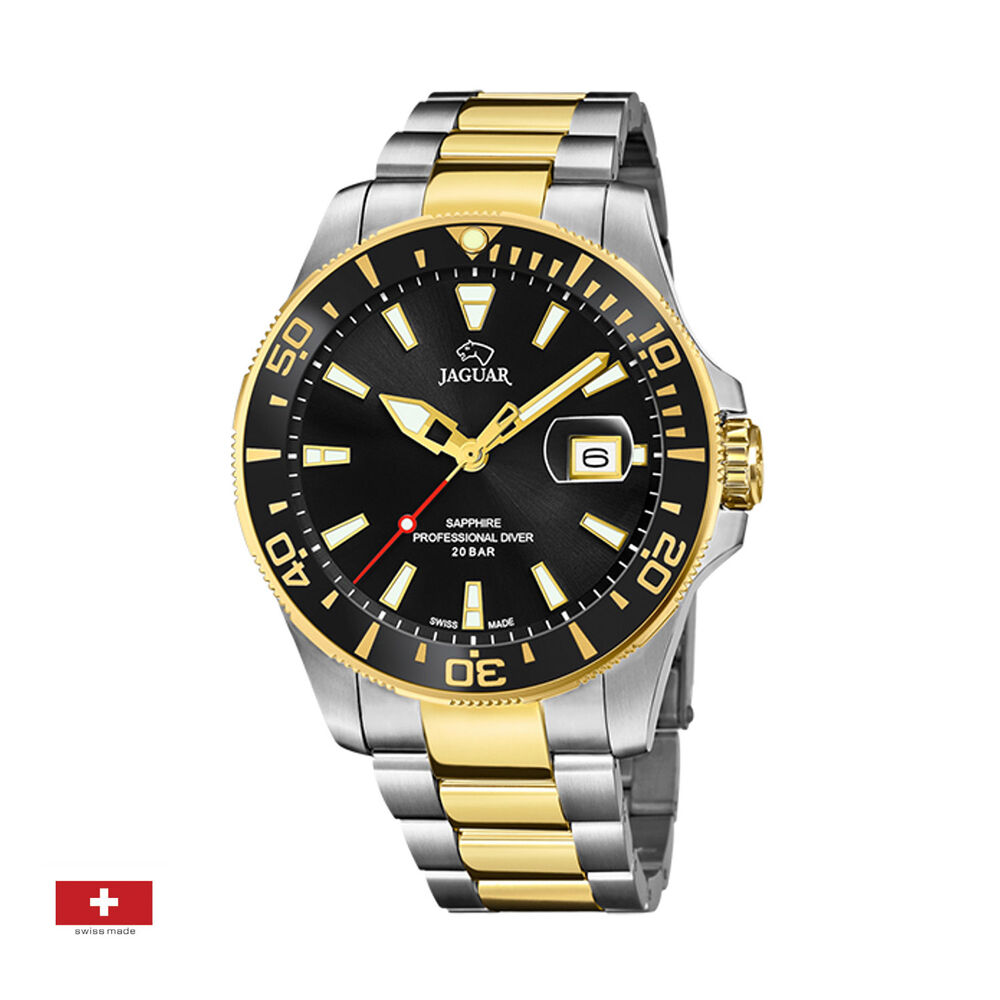 Reloj J863/d Jaguar Negro Hombre Executive image number 0.0