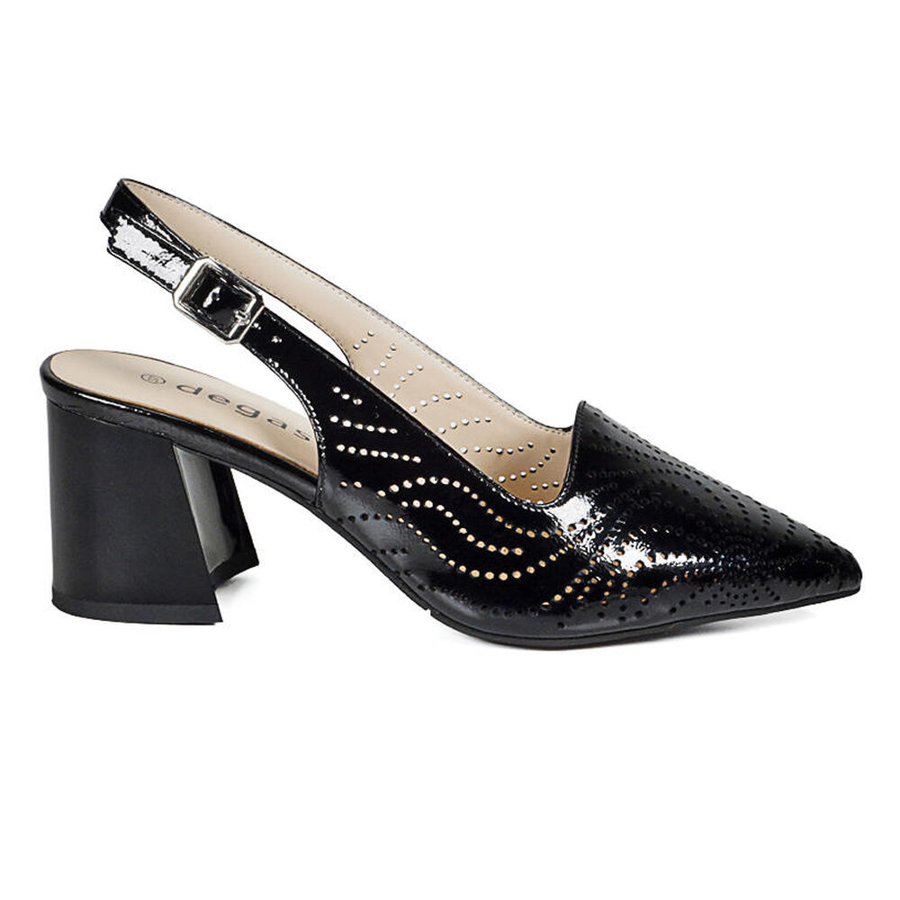Zapato Cuero Adaya Negro image number 1.0