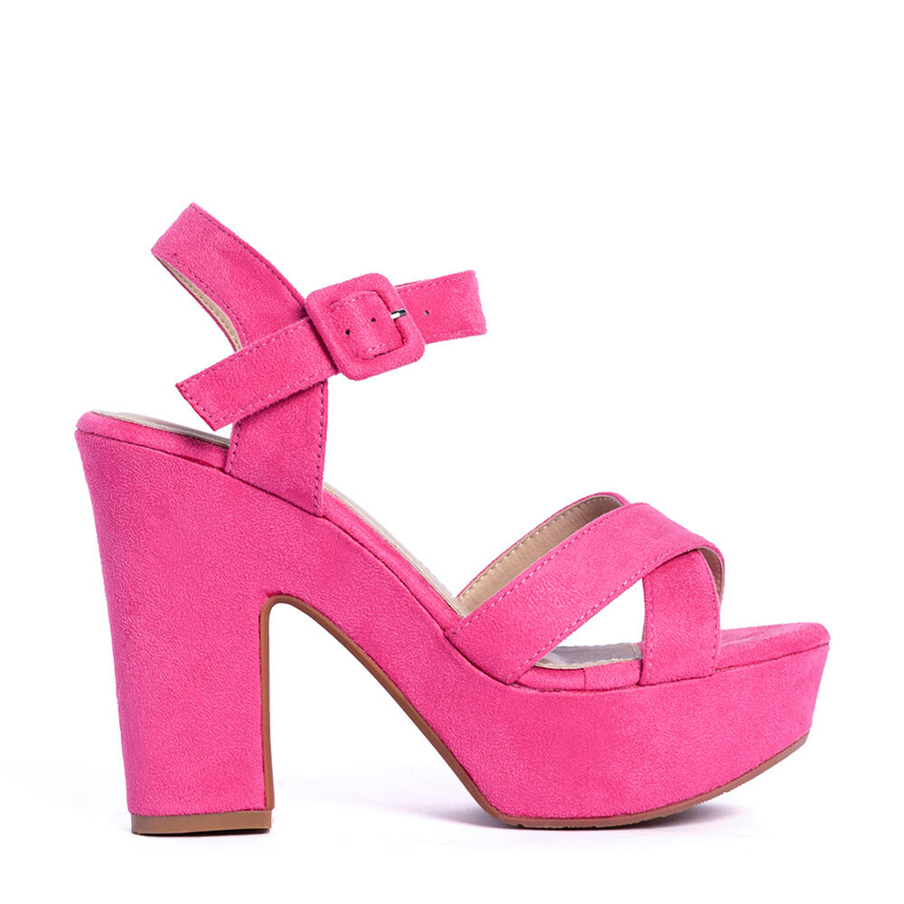 Sandalia Taco Rosado Fiesta Wxy370-21 Weide image number 0.0