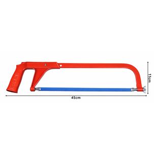 Marco De Sierra Metalica 45x11cm Color Naranjo Construcci&oacute;n