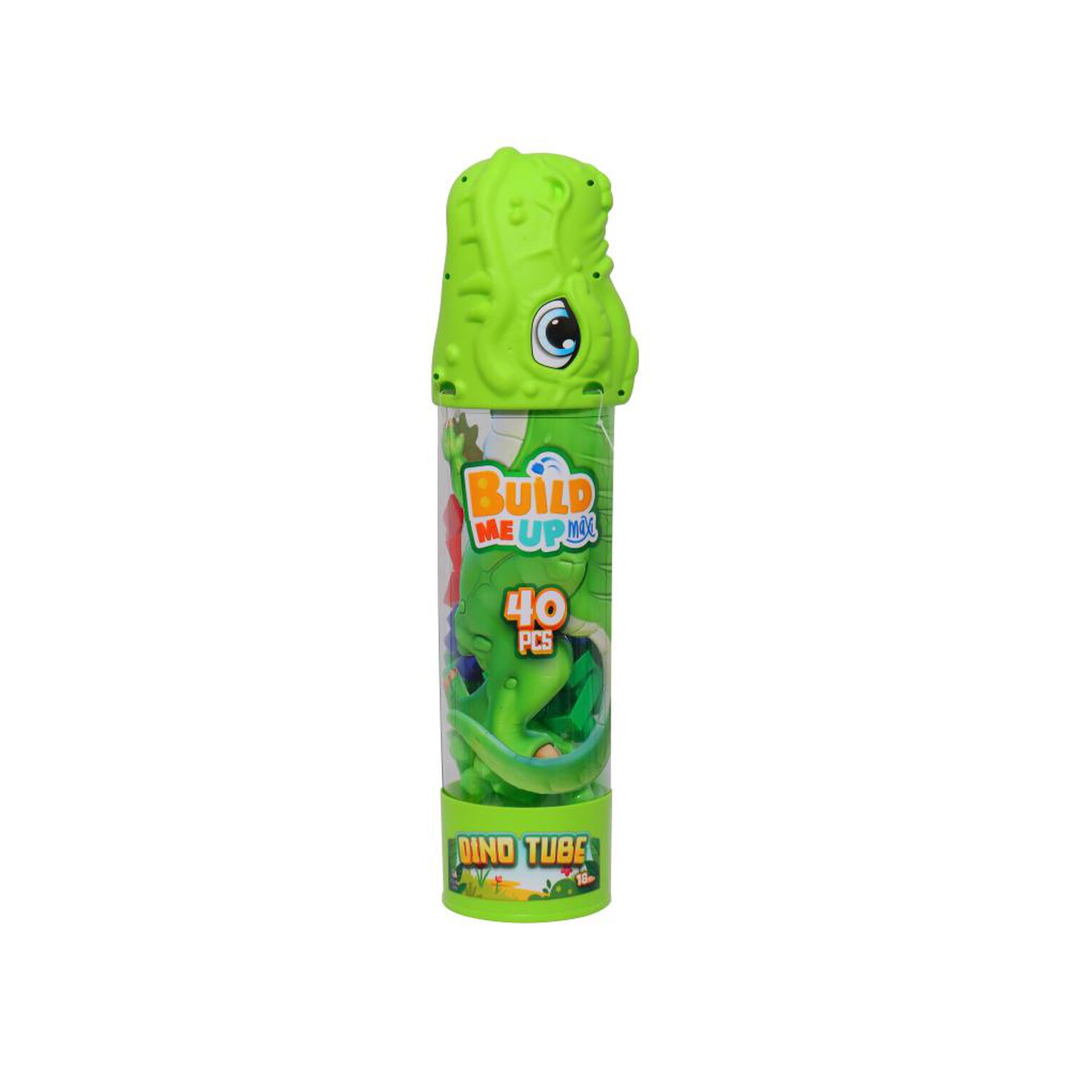 Bloques Maxi 40 Piezas En Tubo Con Figura De Animal Y Exhibidor Happyline image number 1.0