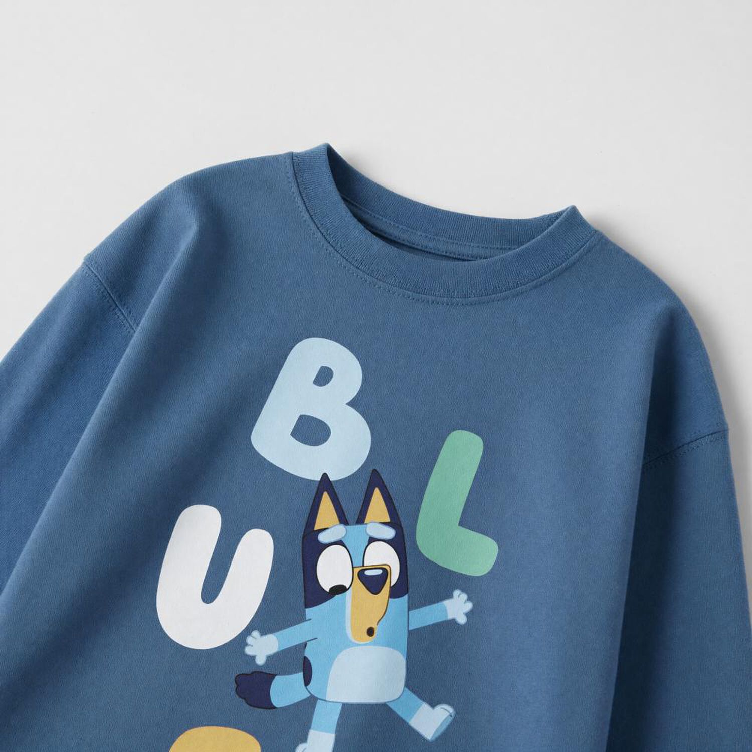 Polera Ml Toddlero Letras Bluey image number 2.0