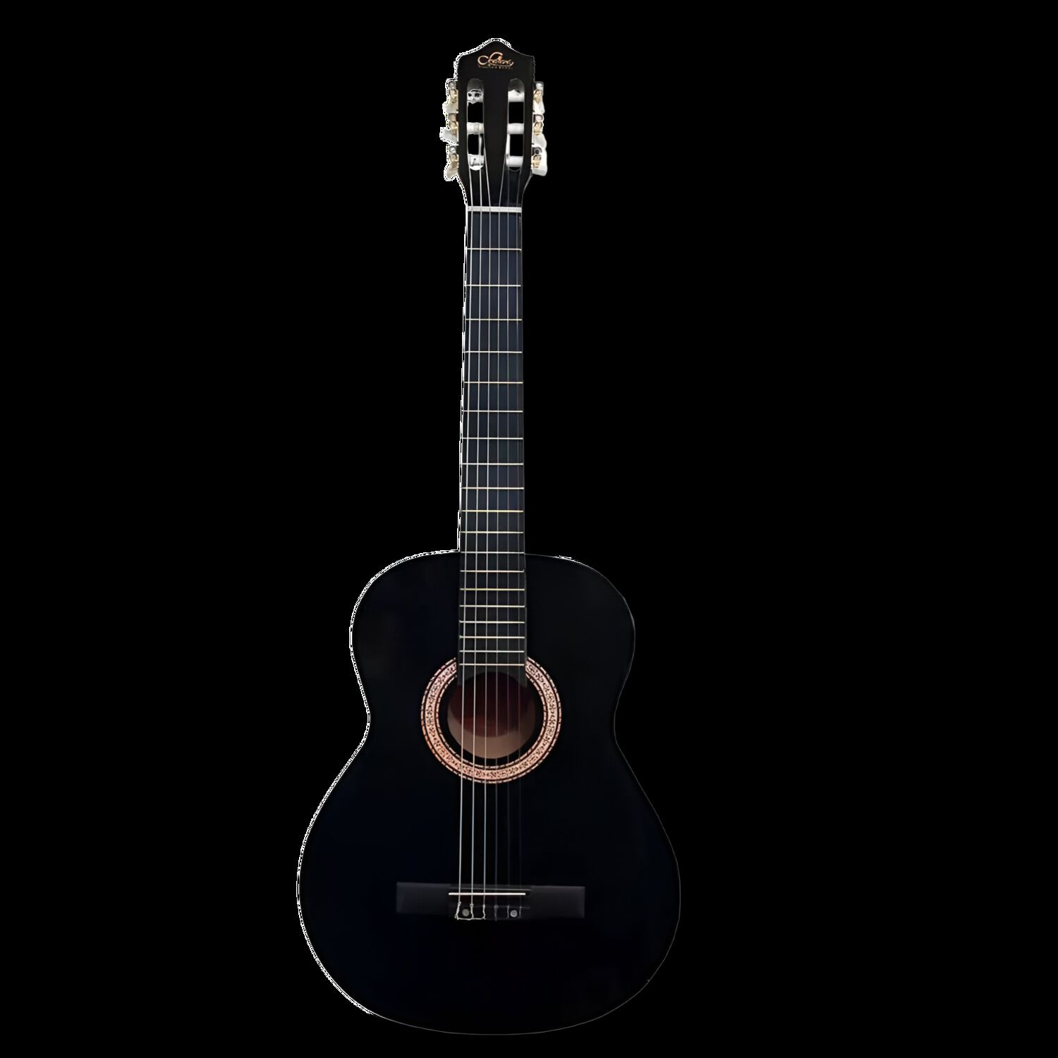 Guitarra Cl&aacute;sica Sevillana 39&rdquo; Negro Con Alma + Funda 8448 image number 2.0