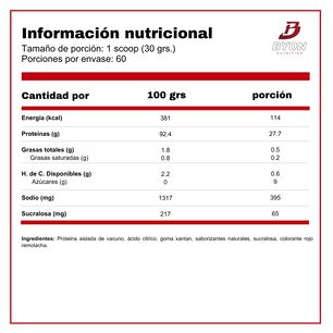 Beef-xp Protein 4 Lbs - Citrux Twist