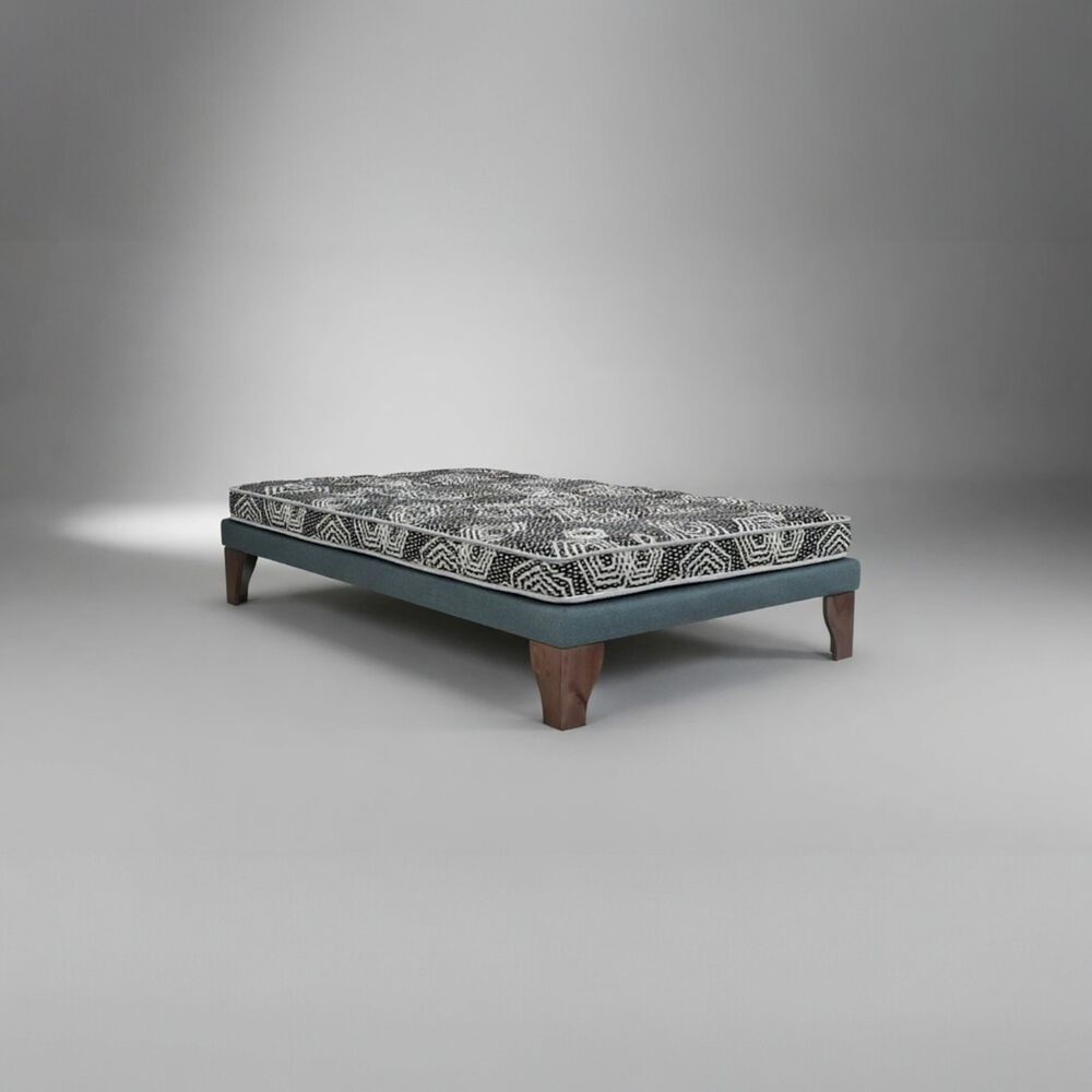 Cama 1 Plaza Box 8 Cm L180 Cm + Colchon Modelo Ideal / Con Patas De 19.5 Cm (gris) image number 1.0