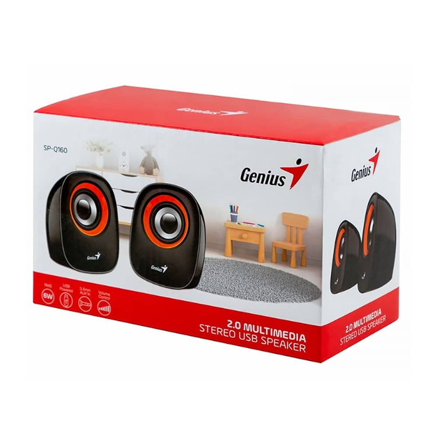 Parlante Para Pc Genius Modelo Sp-q160 image number 4.0
