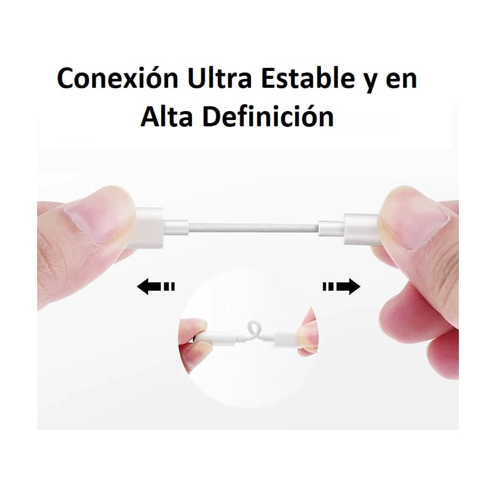 Adaptador De Audio Para Iphone A Jack 3.5mm Hd Bl-ad100al image number 7.0