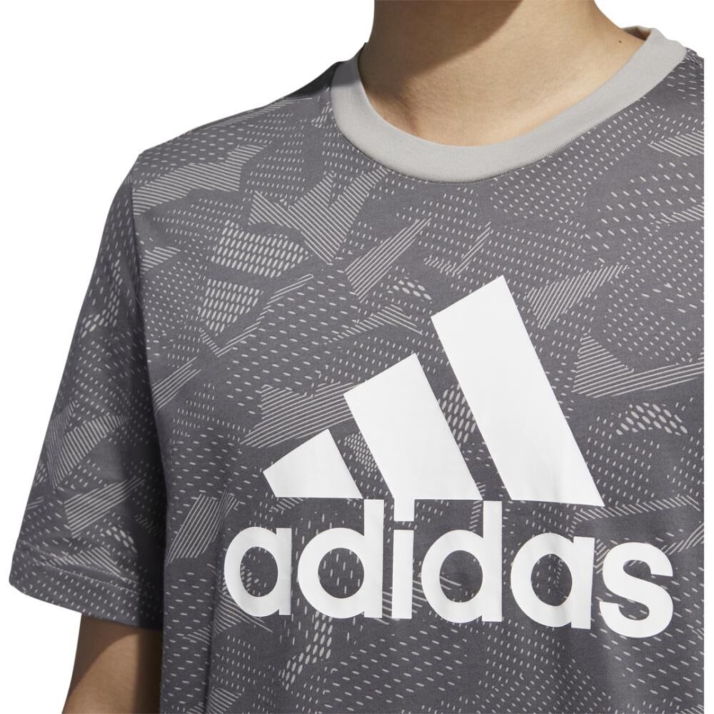 Polera Hombre Adidas Mens Essentials Aop T-shirt image number 4.0