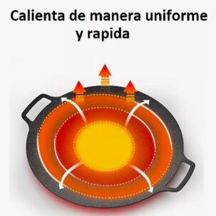 Plancha Antiadherente Sarten De Hierro 34cm