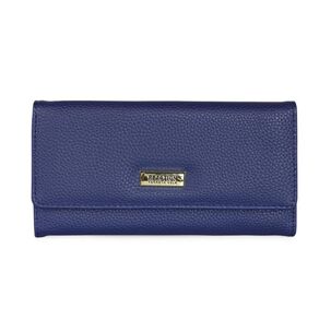 Billetera Mujer Fidelia Azul Kenneth Cole