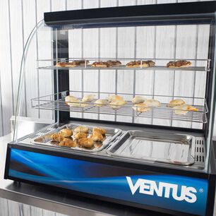 Ventus Vitrina Mantenedora De Calor Curva Vmcd-2 Sobremesa