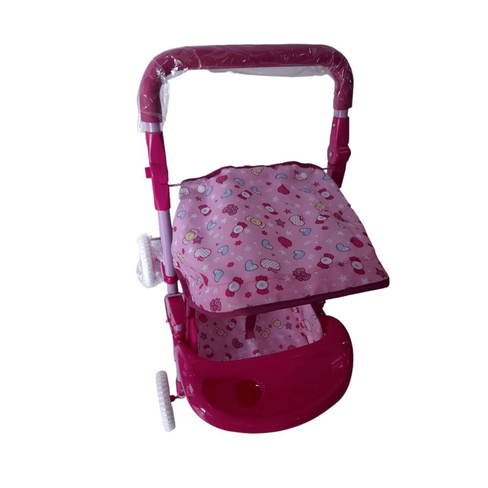 Coche Para Mu&ntilde;eca Grande Met&aacute;lico 4 Ruedas image number 1.0