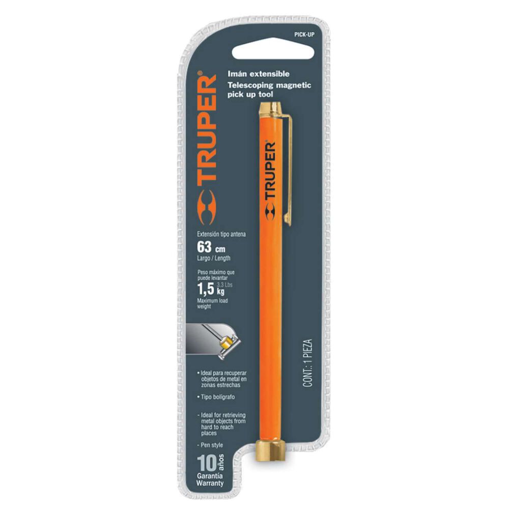 Iman Extensible Tipo Lápiz 620mm - Truper image number 1.0