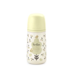 Mamadera 270ml Fisiol&oacute;gica Silicona Fm Birdies Beige
