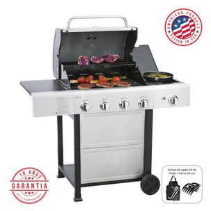 Parrilla A Gas 4 Quemadores Kenmore + Set De Asado + Garras De Oso
