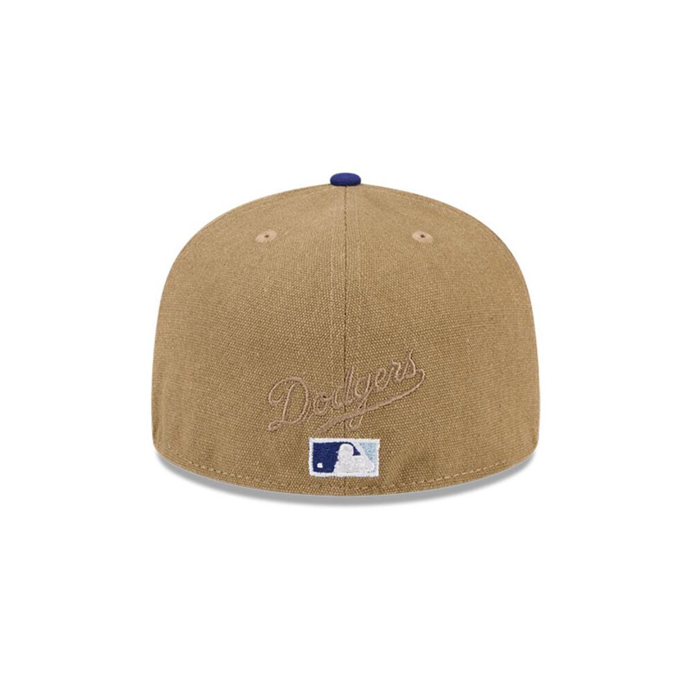 Gorro 59fifty Mlb Los Angeles Dodgers Canvas Crown Med Beige image number 5.0