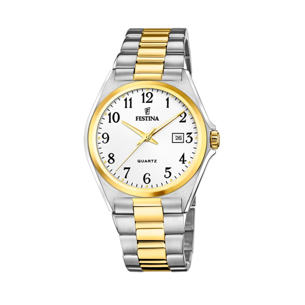 Reloj F20554/1 Festina Blanco Hombre Acero Clasico image number 0.0