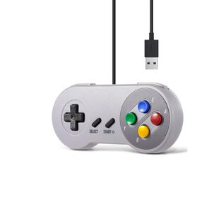 Gamepad Usb Retro Para Super Nintendo 8 Botones Snes Dbc1009