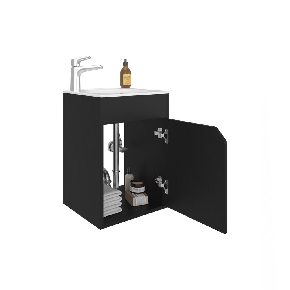 Vanitorio Flotante 55x39.4x32 Cm 1 Puerta image number 2.0