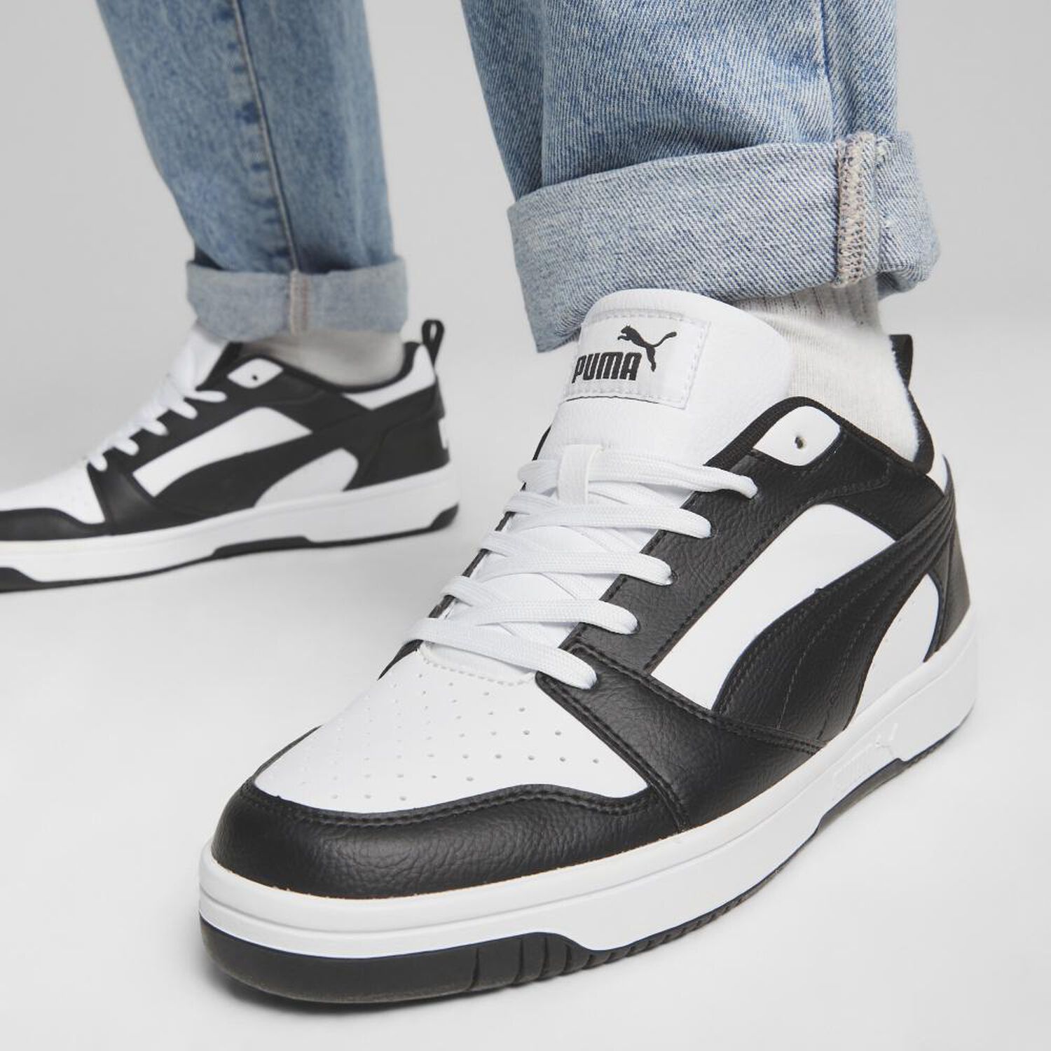 Zapatilla Urbana Hombre Puma Rebound Negro image number 6.0