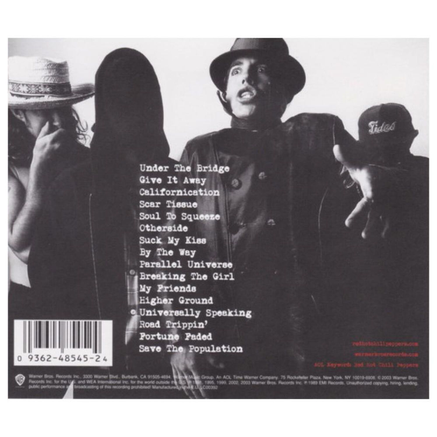 Red Hot Chili Peppers - Greatest Hits | Cd image number 1.0