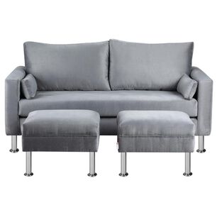 Sof&aacute; Bodevir Sky / 3 Cuerpos + 2 Pouf