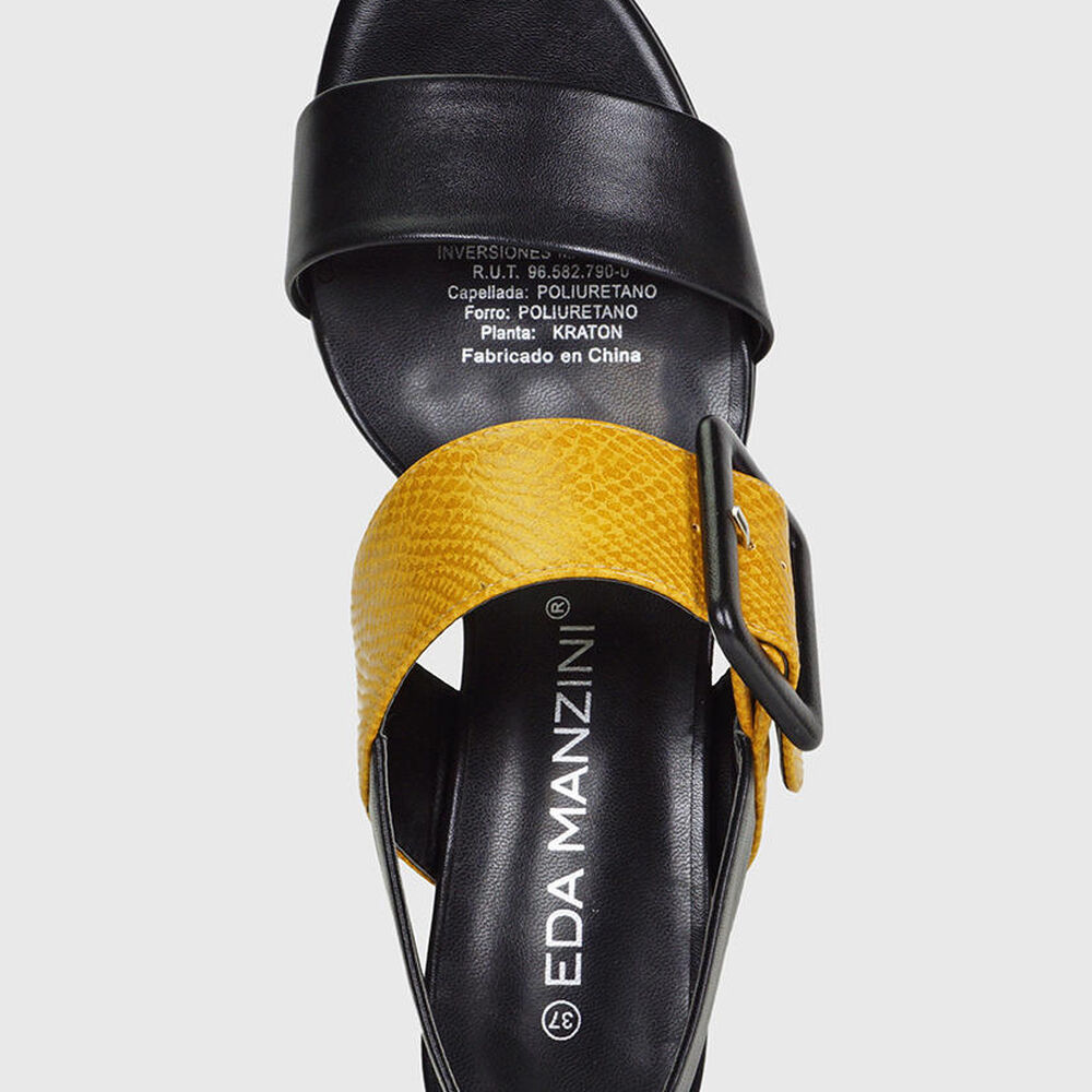 Sandalia Sharif Amarillo Textura image number 7.0