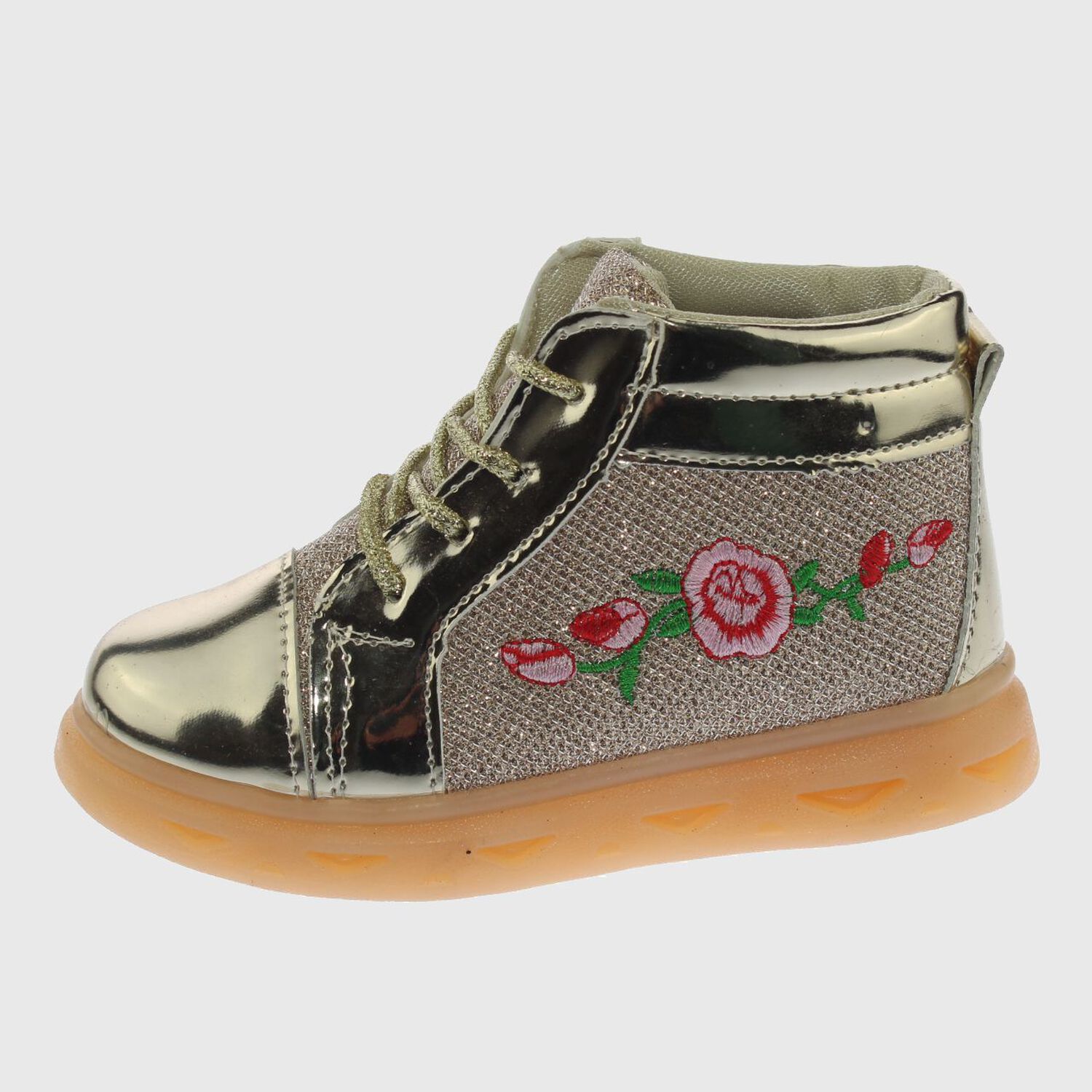 Zapatilla Con Luces Dorado Via Franca Art: 10252gold image number 4.0