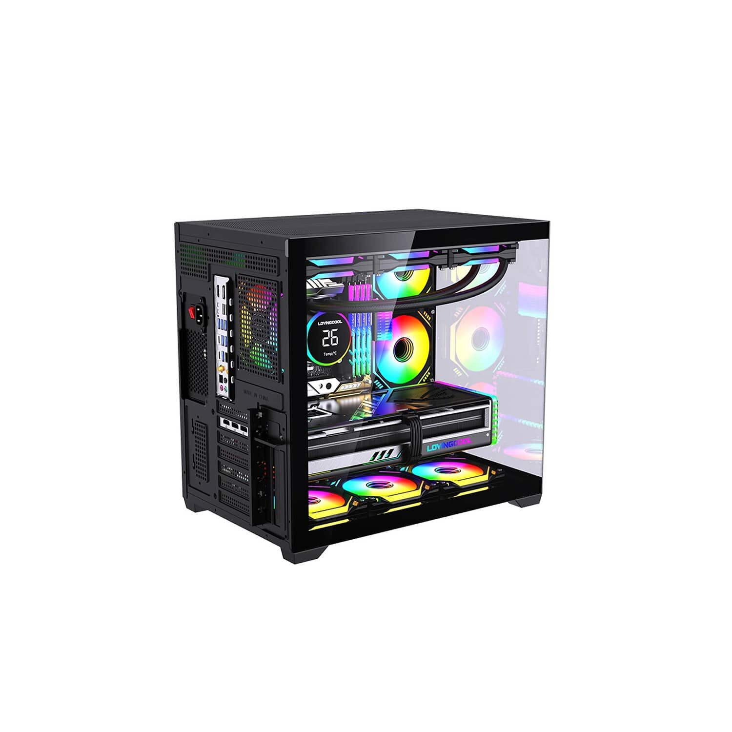 Gabinete Gamer Atx/ M-atx / Itx + Fuente 750w + 4 Ventiladores Rgb- Reacondicionado image number 0.0
