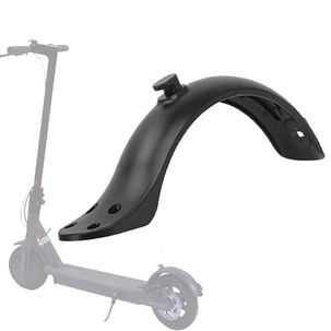 Tapabarro Trasero Scooter El&eacute;ctrico 4 Hoyos Gris