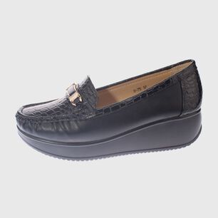 Mocas&iacute;n Platafoma Negro Hualun Art. 5h75black