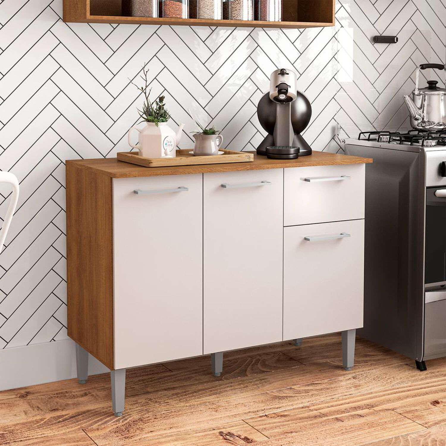 Mueble De Cocina Vekka Home Base / 3 Puertas / 1 Caj&oacute;n image number 6.0