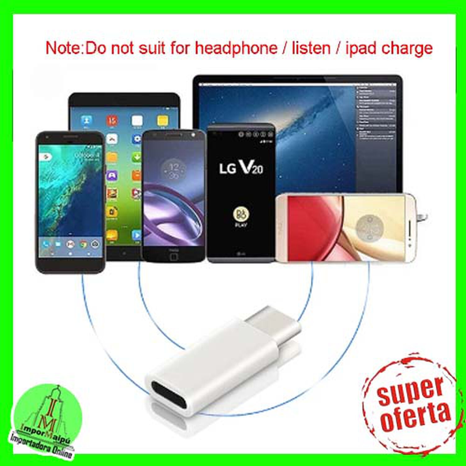 Adaptador Compatible Iphone Lightning A Tipo C Otg De 8 Pines Para Iphone Hembra A Conector Tipo C Macho image number 3.0