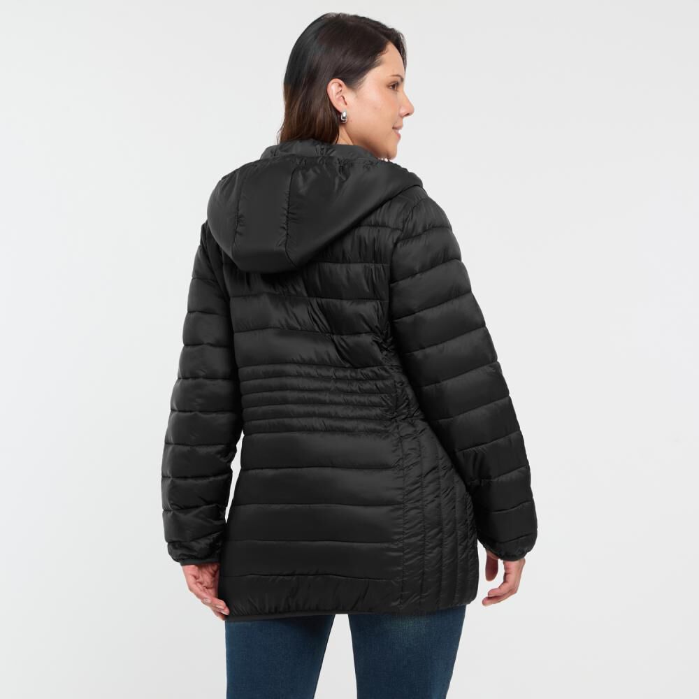 Parka Lisa Regular Cuello Alto Con Capucha Mujer Sexy Large image number 1.0