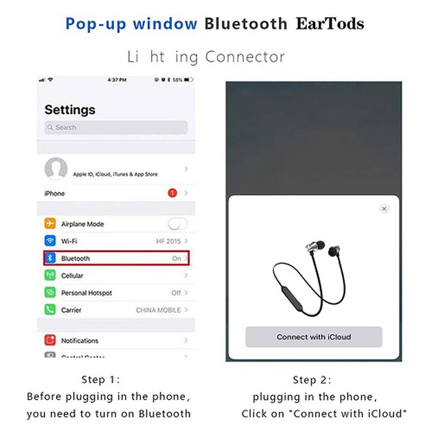 Audifonos Con Cable Tipo C Manos Libres Para Iphone Lighting 8 Pin image number 7.0