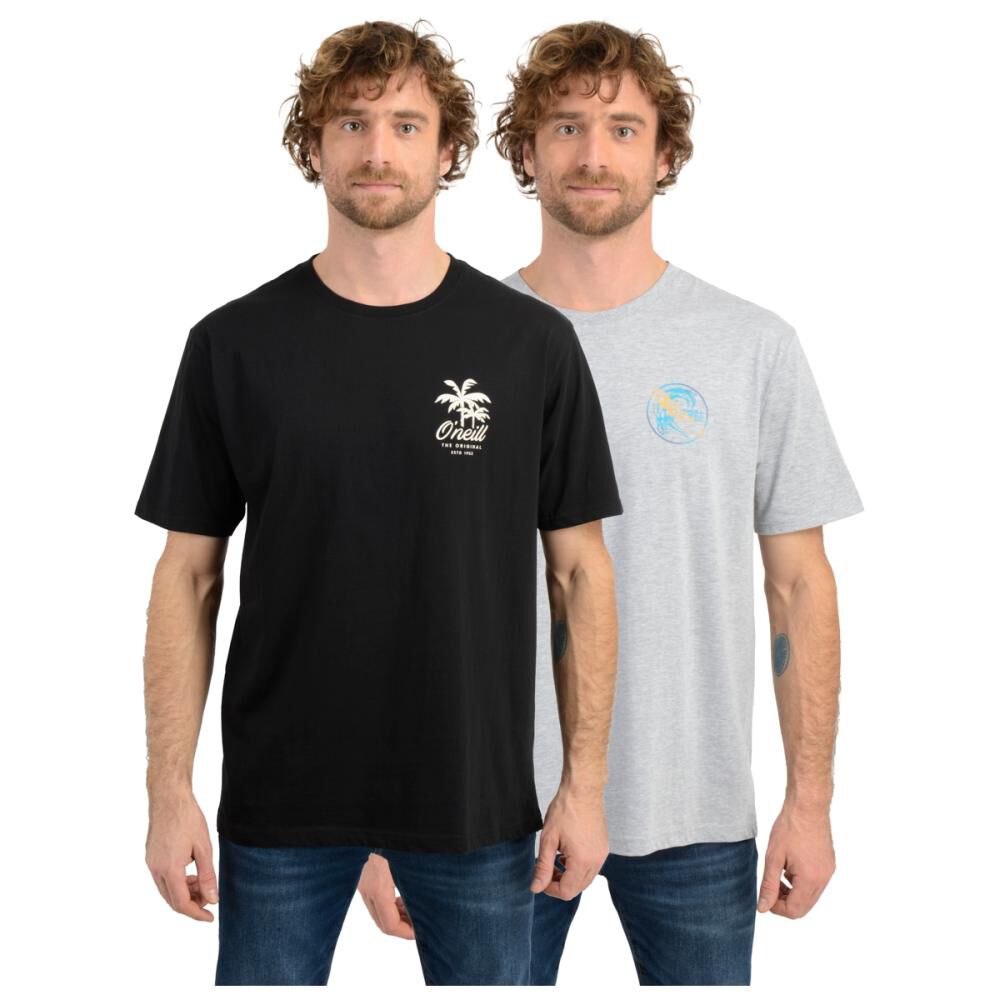 Pack Polera Manga Corta Cuello Redondo Hombre O'neill image number 0.0