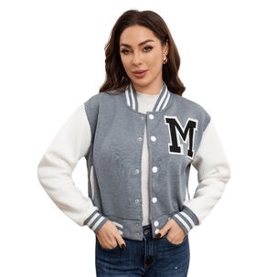 Chaqueta Poleron Universitario Mujer Madrid