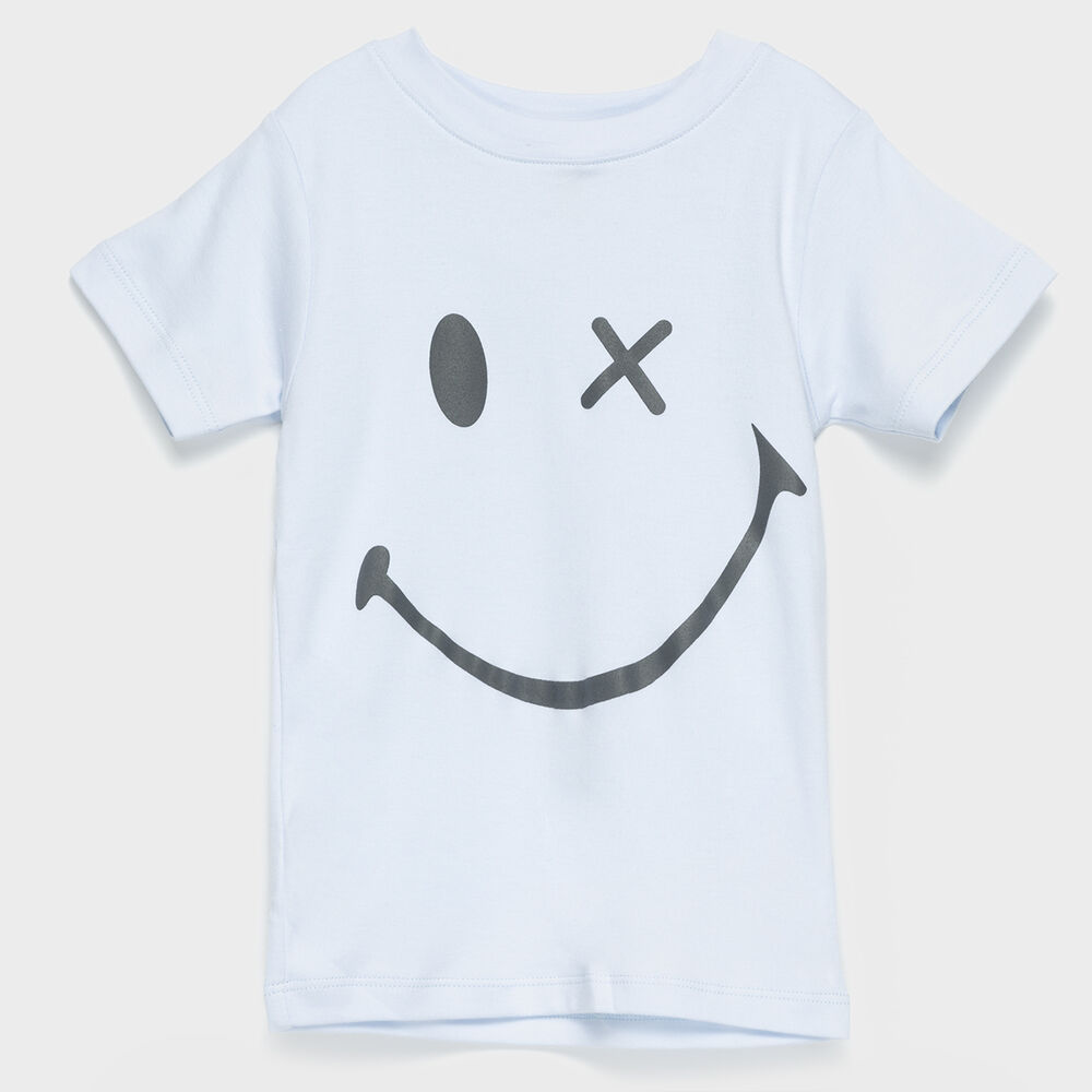 Polera Celeste Smile Algodón Peruano image number 0.0