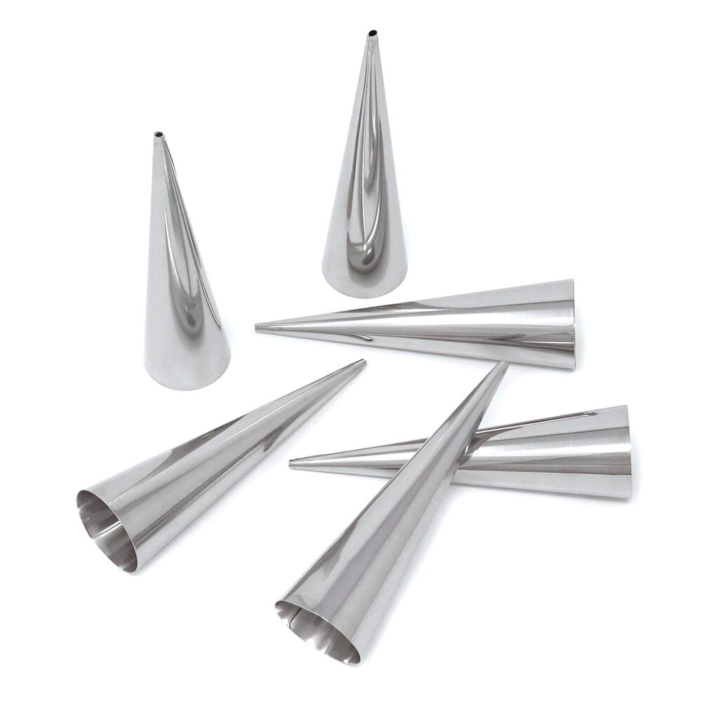Set De 120 Moldes Con Forma De Cono Para Cannolis Y Croissants image number 1.0