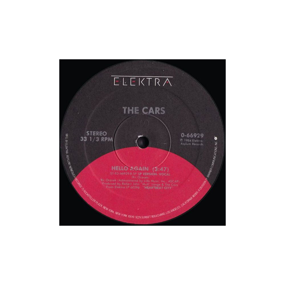 The Cars - Hello Again | 12" Maxi Single Usado image number 1.0