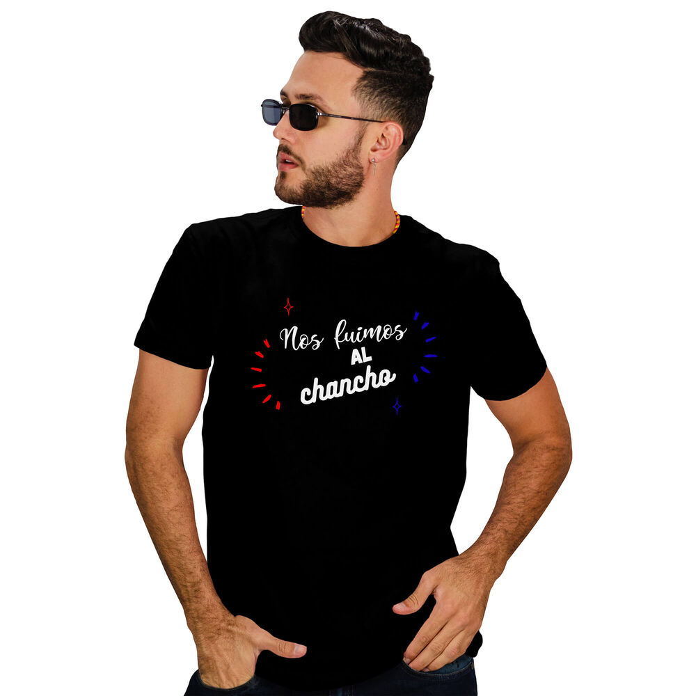 Polera Hombre Diseño Frases Chilenas Fiestas Patrias D17 image number 0.0