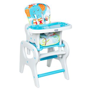 Silla De Comer Escritorio Eat&fun Azul