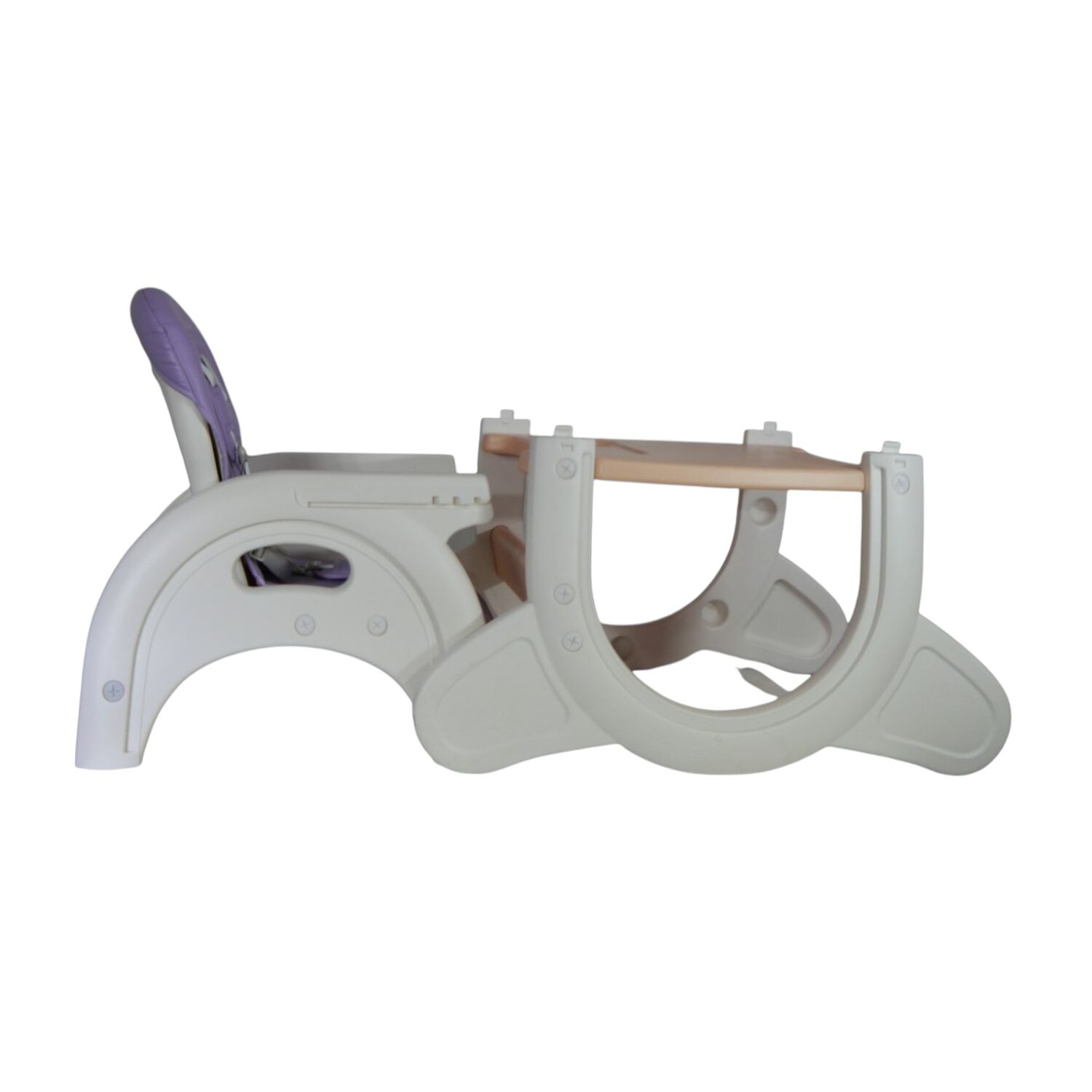 Silla De Comer Para Bebe 2 En 1 (silla + Mesa) Lila image number 1.0