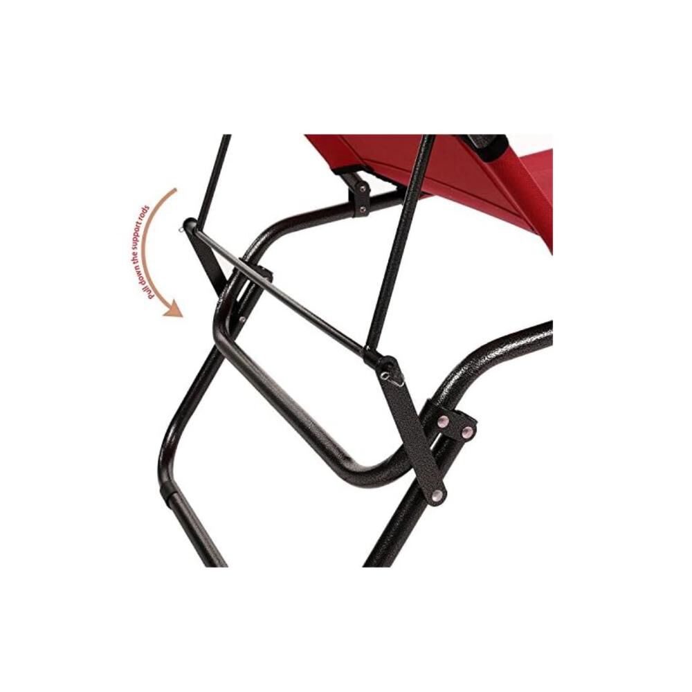 Silla De Camping Plegable Cama Reclinable Reposera Portátil image number 10.0