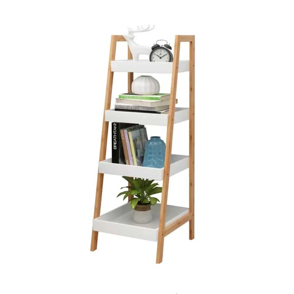 Mueble Estante Bambú Y Mdf 4 Estantes image number 0.0