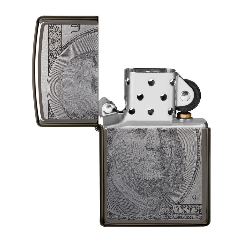 Encendedor Zippo Currency Dolar Design Plateado Zp49025 image number 3.0